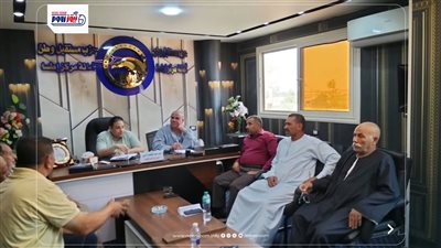 اجتماع تنظيمي للعمل الأهلي بمستقبل وطن إطسا لمتابعة الانشطة والمشروعات الخدمية