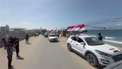 اللجنة المصرية تطلق قوافل عودة النازحين الفلسطينيين إلى شمال غزة  