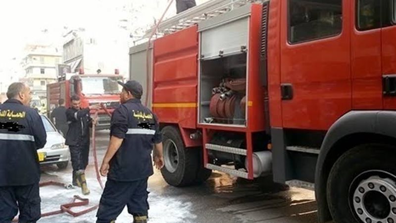 صورة من الحريق