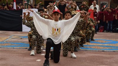 وكيل تعليم ببورسعيد يشهد احتفال مدرسة القناة بانتصارات أكتوبر