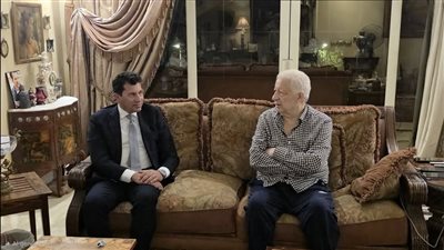 مرتضى منصور يشكر وزير الرياضة على زيارته للاطمئنان على صحته