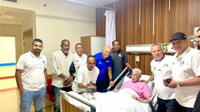 أضا ينصح بعدم التزاحم في غرفة حسن شحاتة خوفًا على صحته