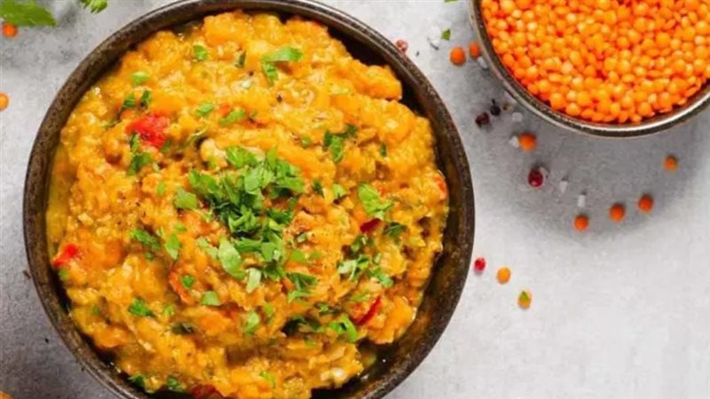 كاري العدس الأحمر