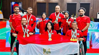 9 ميداليات حصيلة منتخب الريشة الطائرة البارالمبية في بطولة إفريقيا بنيجيريا