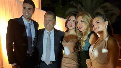 في حفل عائلي.. المهندس شريف حمودة يحتفل بحفل خطوبة ابنته إنجي