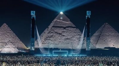 عرض أسطوري.. ربيع مقبل: الأهرامات كانت البطل الحقيقي في فعالية Anyma العالمية