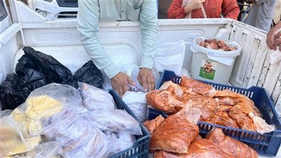 ضبط 250 كيلو لحوم ودواجن وأسماك مدخنة غير صالحة للاستهلاك الآدمي في الغربية