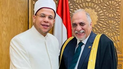 أسامة قابيل يهنئ عبد الهادي القصبي بتعيينه عضوًا بمجلس الشيوخ