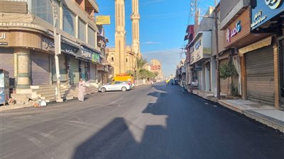 تواصل أعمال الرصف بمدينة قطور تنفيذا لتوجيهات محافظ الغربية