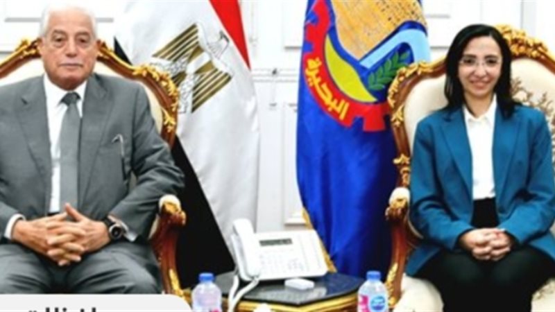 محافظ البحيرة تستقبل