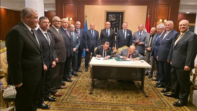 الدستورية العليا ومحكمة النقض توقعان بروتوكول تعاون مشترك