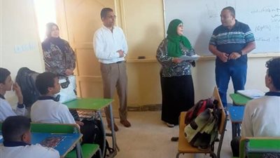 متابعة الوكيل الثقافي لمنطقة السويس الأزهرية لسير الدراسة بمعهد بنين المستقبل