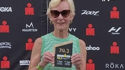 الثمانينية ناتالي جرابو تصبح أكبر امرأة تكمل بطولة العالم للرجل الحديدي