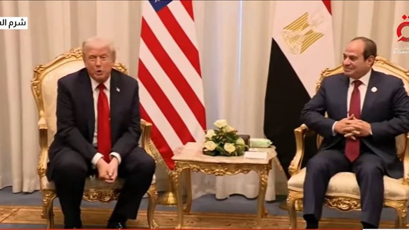 الرئيس السيسي وترامب