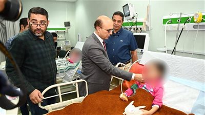 المنشاوي يوجه بتوفير الرعاية الكاملة للأطفال المصابين في حادث تروسيكل منقباد