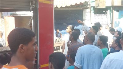 بدون اصابات.. أول صور لنشوب حريق في مخبز آلي بقوص في جنوب قنا