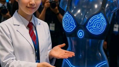 ابتكار حمالة صدر ذكية لا تفتح إلا ببصمة الحبيب .. تفاصيل 	