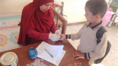 بنى سويف : فحص أكثر من 37 ألف تلميذ ضمن المبادرة الرئاسية 100 مليون صحة