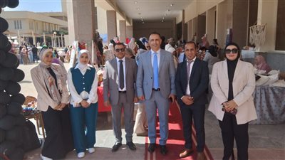وحدة التضامن الاجتماعي تفتتح معرض الأسر المنتجة بجامعة حلوان بمشاركة 120 عارضا
