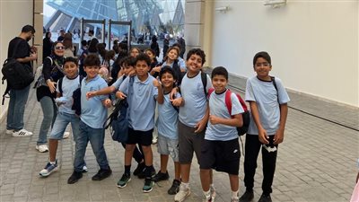 المتحف الكبير يستقبل رحلات مدرسية فى آخر يوم تشغيل تجريبي | صور