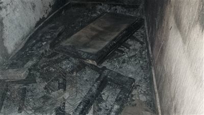 «شقى عمري ضاع»: حريق يلتهم شقة عريس ببنها بسبب ألعاب نارية