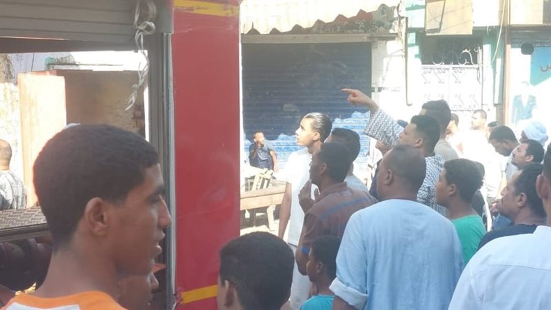 حريق بقنا