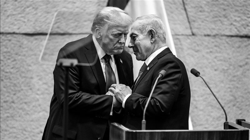 نتنياهو وترامب داخل
