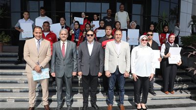 تكرّيم لاعبي ولاعبات بني سويف الدوليين الحاصلين على ميداليات مختلفة