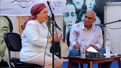 د. نبيلة حسن من معرض الزمالك للكتاب..