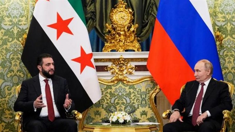 لقاء بوتين والشرع
