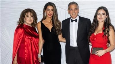 البنت لخالتها..أمل كلوني تفخر بابنة أختها بعد تخرجها بامتياز في كلية الحقوق