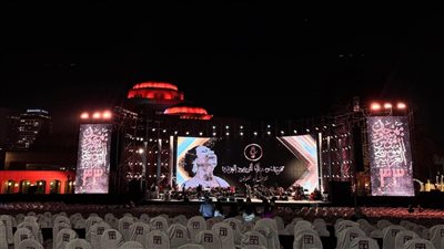 الاستعدادات النهائية لمسرح النافورة لانطلاق مهرجان الموسيقى العربية |صور