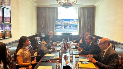 وزير الخارجية يلتقي رئيس مجموعة شركات UFLEX                           