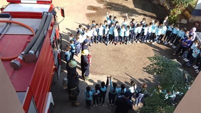 الحماية المدنية بالمنوفية تستقبل زيارة لعدد من الطلبة لتوعيتهم بدور رجل الشرطة