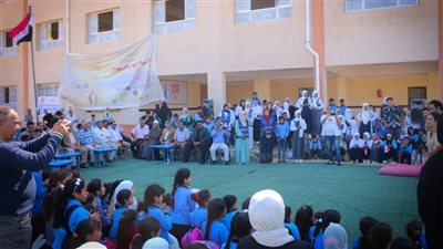 وزير الثقافة: رسالة حب وسلام من أرض الفيروز إلى أطفال غزة|صور