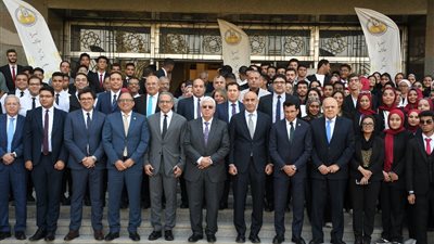 تكريم خالد العناني في جامعة حلوان بحضور عدد من الوزراء 