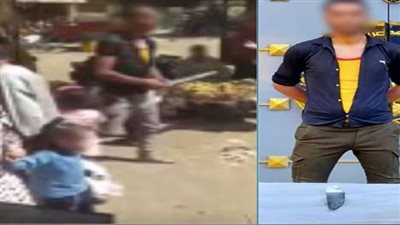 حقيقة بلطجي الأسواق في بني سويف.. تعدى على مواطن بسلاح أبيض بسبب عربة خضار
