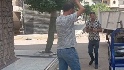 كفر الدوار تواصل حملاتها لمصادرة مكبرات الصوت وإزالة الإشغالات