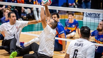 مصر تتأهل لنصف نهائي كأس العالم للكرة الطائرة جلوس