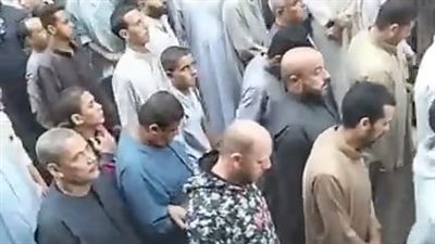 جنازه مهيبة للمهندس محمد ضحيه الغدر بقرية جريس مركز أشمون محافظة المنوفية