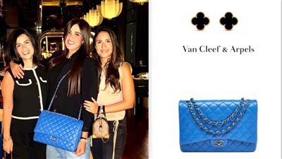 إطلالة فاخرة وسعر خيالي.. أحدث ظهور لـ ياسمين عبدالعزيز مع أصدقائها 