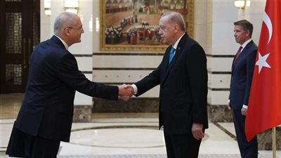 السفير المصري لدى تركيا يقدم أوراق اعتماده إلى أردوغان