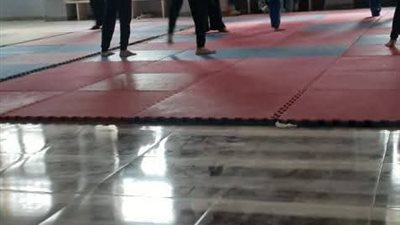 متابعة تدريب المشروع القومي للموهبة والبطل الأولمبي في التايكوندو بالسويس