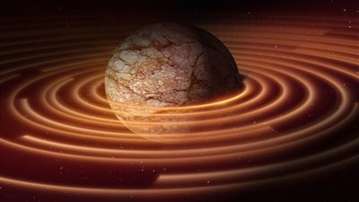 علماء يكتشفون أول نظام حلقات يتشكل حول جرم فضائي غامض