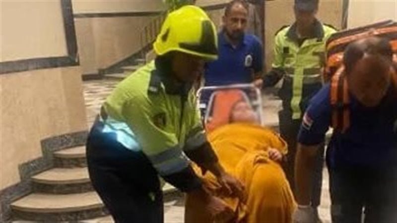 إنقاذ سيدة مريضة