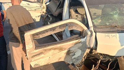 مصرع وإصابة 17  شخصاً إثر إصطدام سيارة ميكروباص بأخرى ملاكى بصحراوى البحيرة