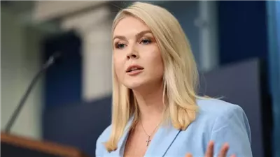 أصغر متحدثة البيت الأبيض وقالت لصحفي 