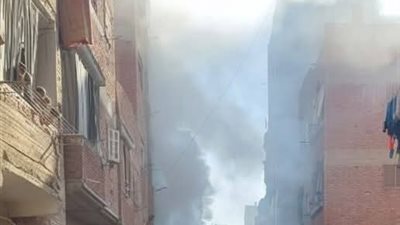 السيطرة علي حــريق بمنزل بمنطقة عمر ابن الخطاب في السويس دون إصابات 