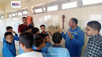 الوعي المائي في الفيوم: زيارة ميدانية لطلاب المدارس لمحطة قحافة