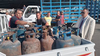 حملة رقابية مفاجئة في دمياط تكشف عن تلاعب في أوزان أسطوانات الغاز